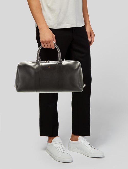 S.T. Dupont Leather Weekender Bag