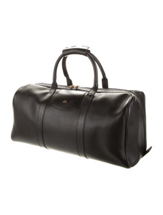S.T. Dupont Leather Weekender Bag