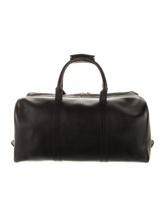S.T. Dupont Leather Weekender Bag