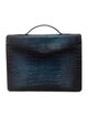 S.T. Dupont Embossed Leather Briefcase