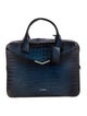 S.T. Dupont Embossed Leather Briefcase