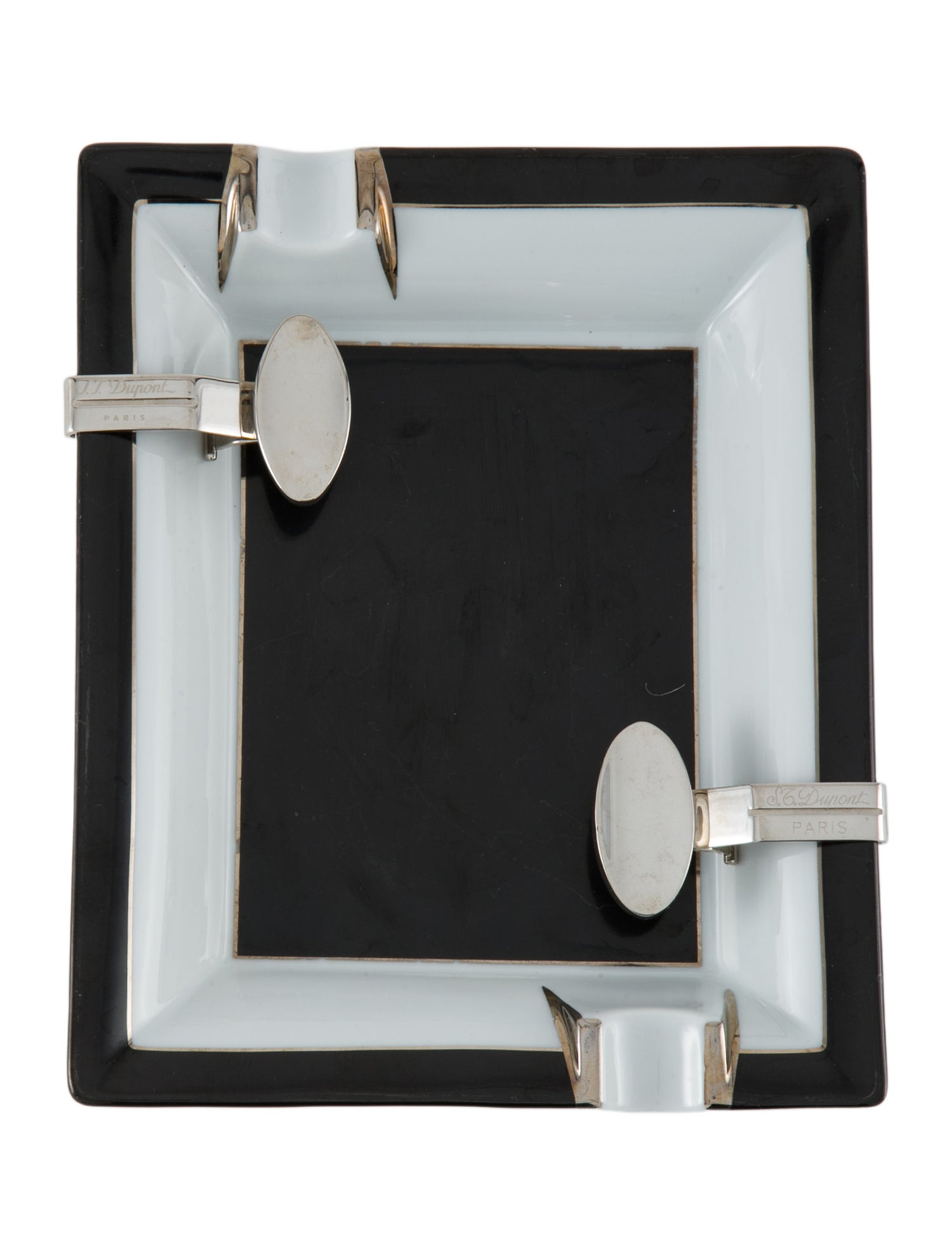 S.T. Dupont Limoges Porcelain Cigar Ashtray