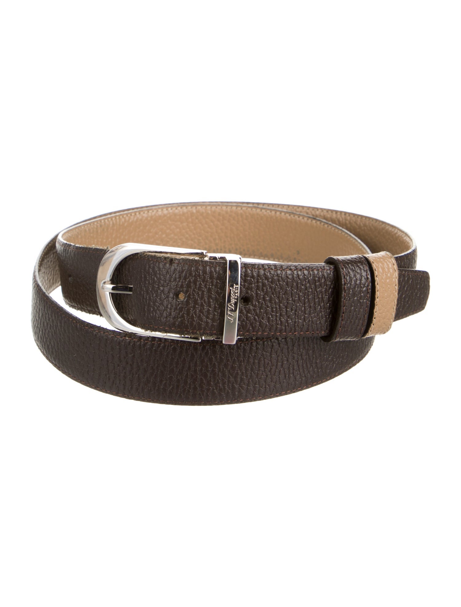 S.T. Dupont Skinny Leather Belt