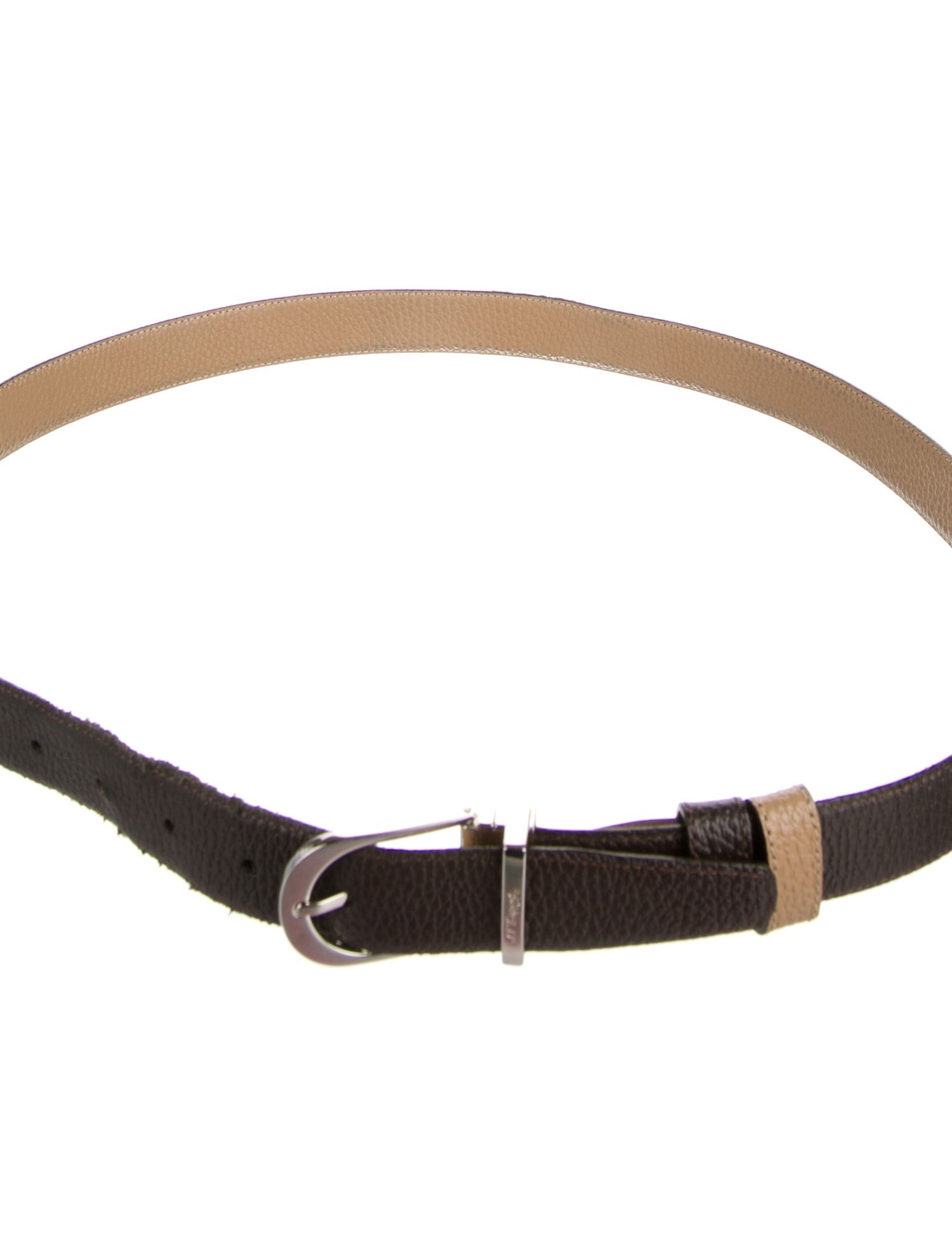 S.T. Dupont Skinny Leather Belt