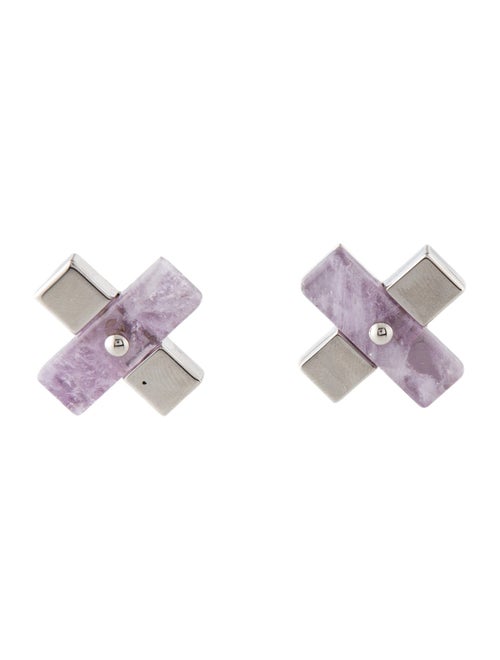 S.T. Dupont Amethyst Cufflinks