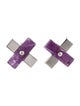 S.T. Dupont Amethyst Cufflinks