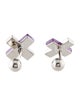 S.T. Dupont Amethyst Cufflinks