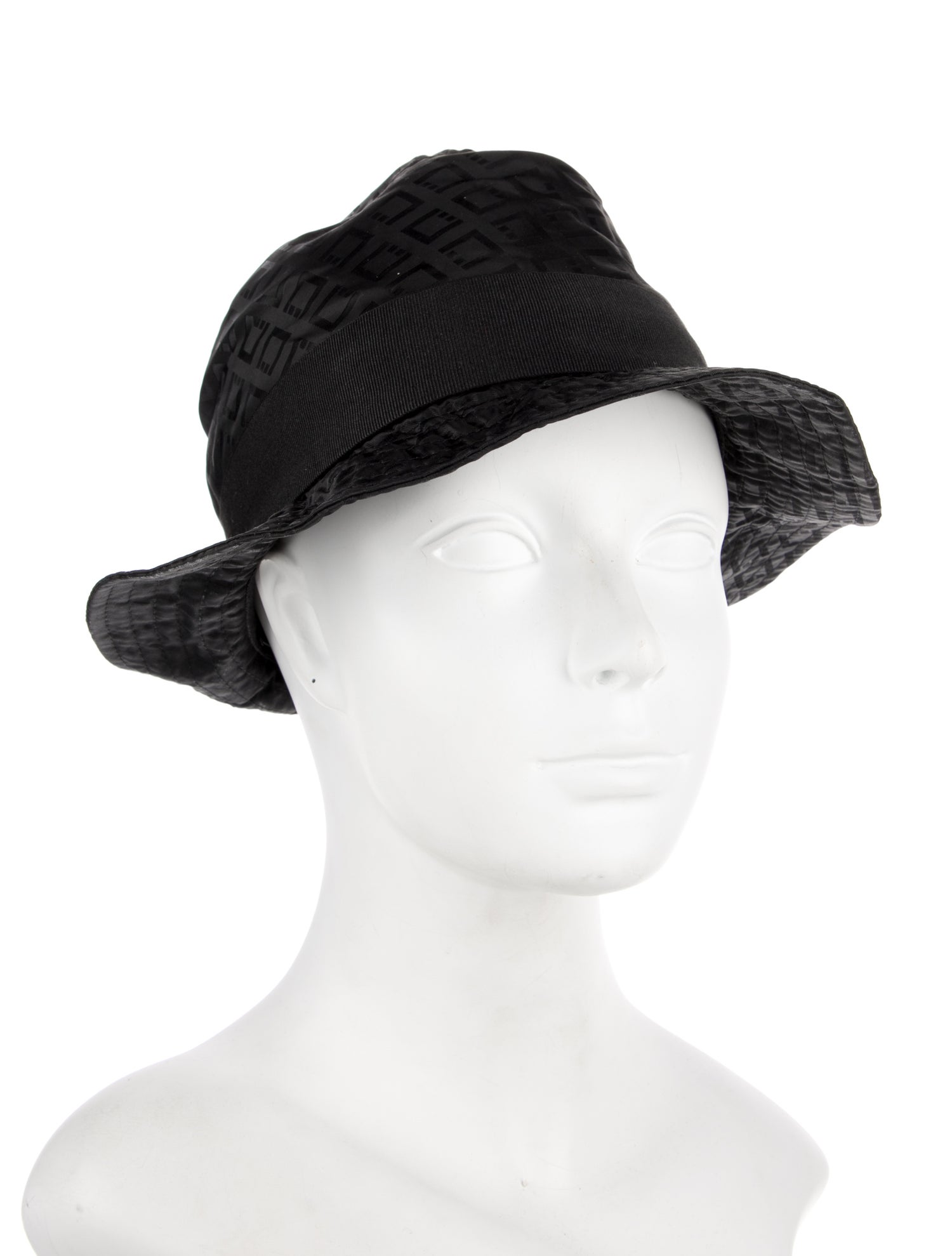 S.T. Dupont Nylon Pattern Print Bucket Hat