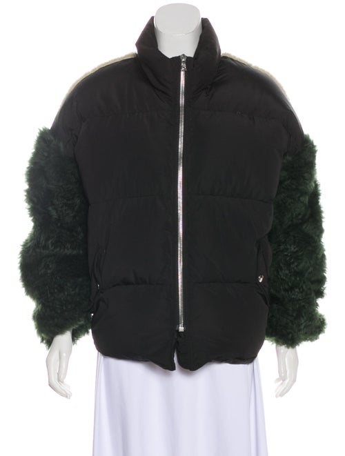 Sandy Liang Lorne Down Jacket Black
