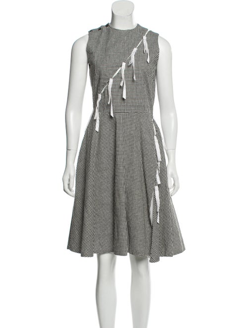 Sandy Liang Sleeveless Knee-Length Dress Black