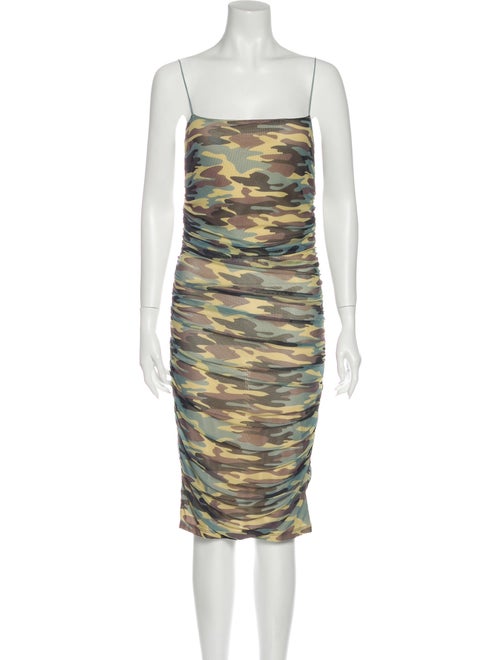 Sandy Liang Ditto Knee-Length Dress Green