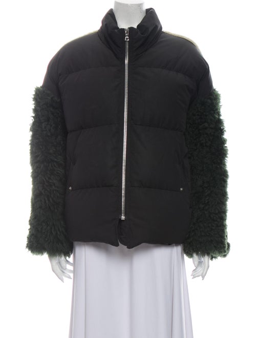 Sandy Liang Fur Jacket Black