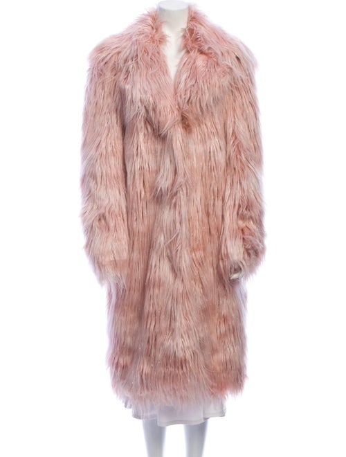 Sandy Liang Faux Fur Coat w/ Tags Metallic