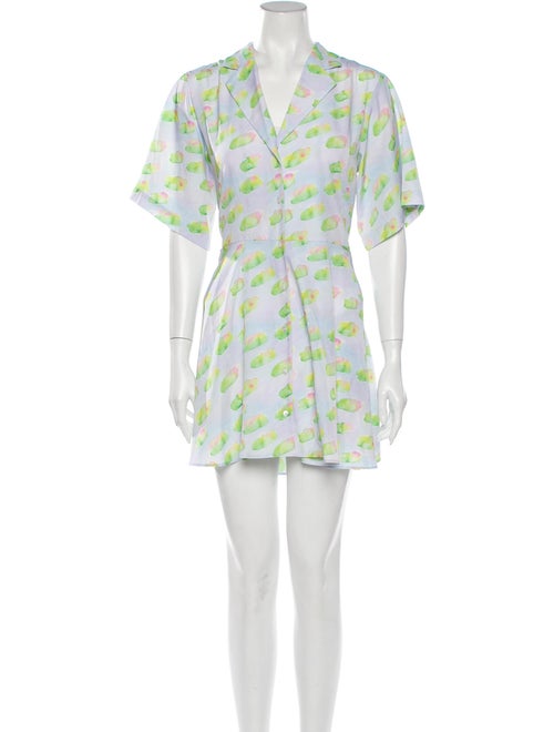 Sandy Liang Coco Mini Dress w/ Tags Blue