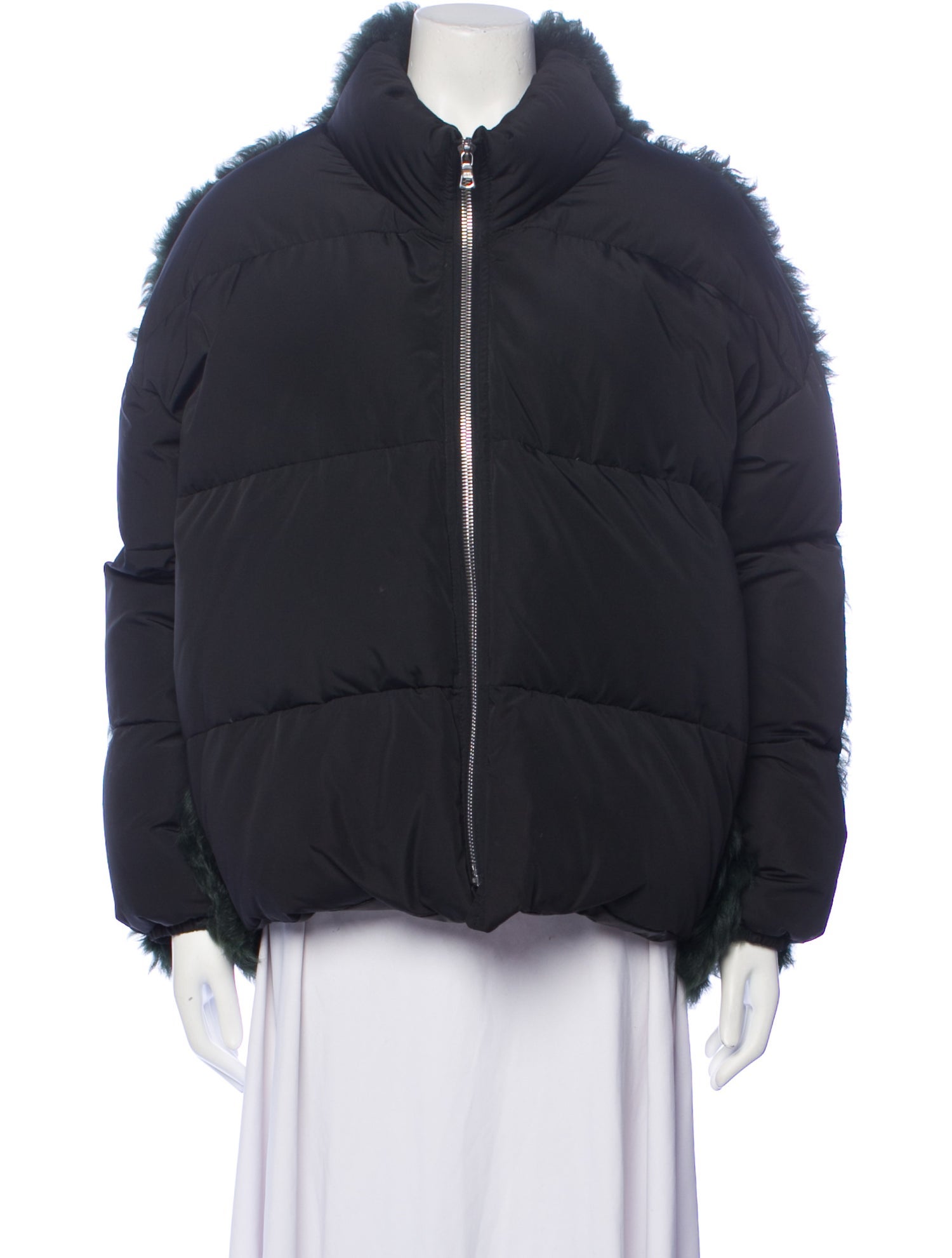 Sandy Liang Shearling Fur Coat