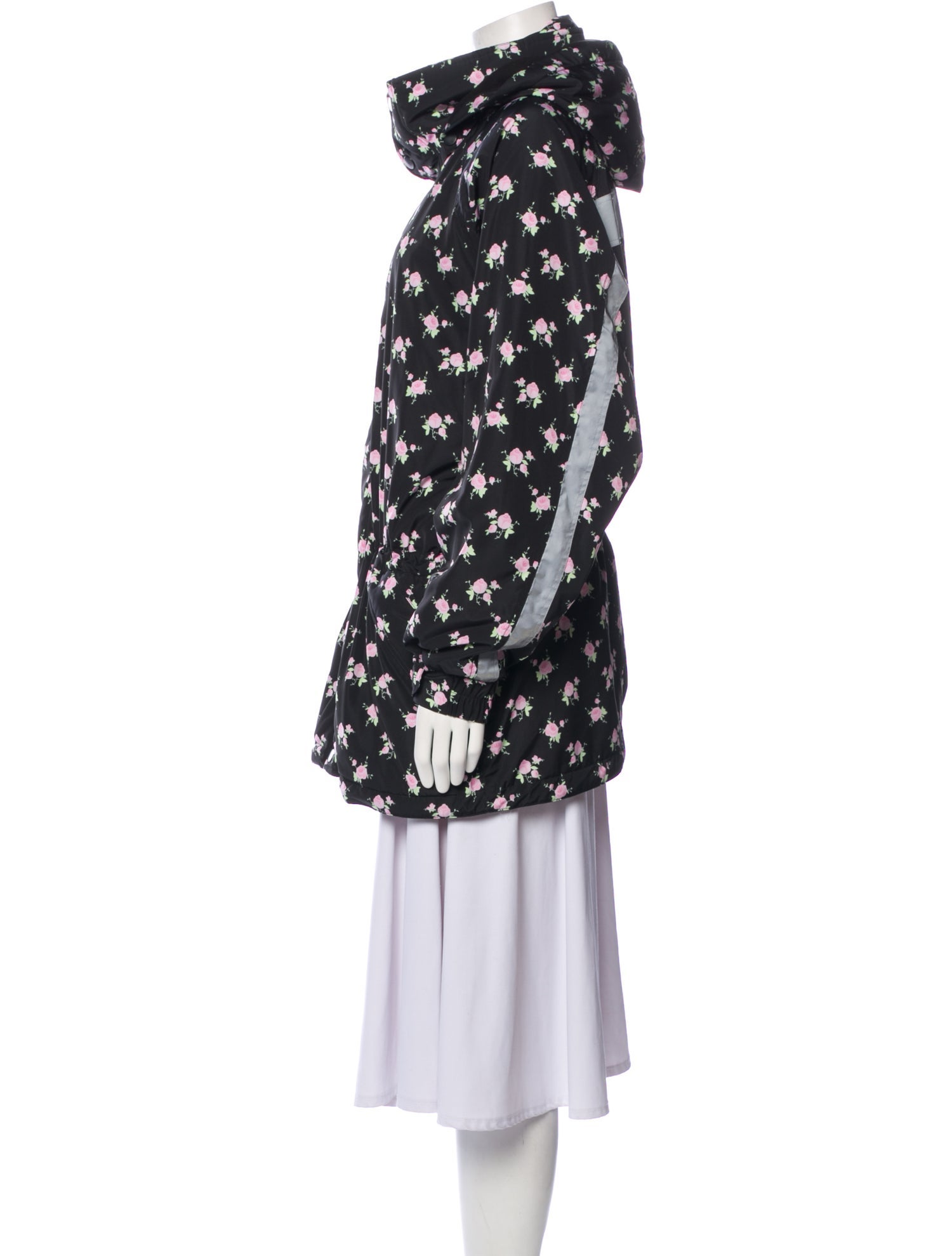 Sandy Liang Floral Print Coat