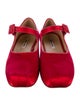 Sandy Liang Satin Mary Jane Flats