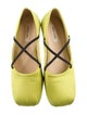 Sandy Liang Satin Mary Jane Flats