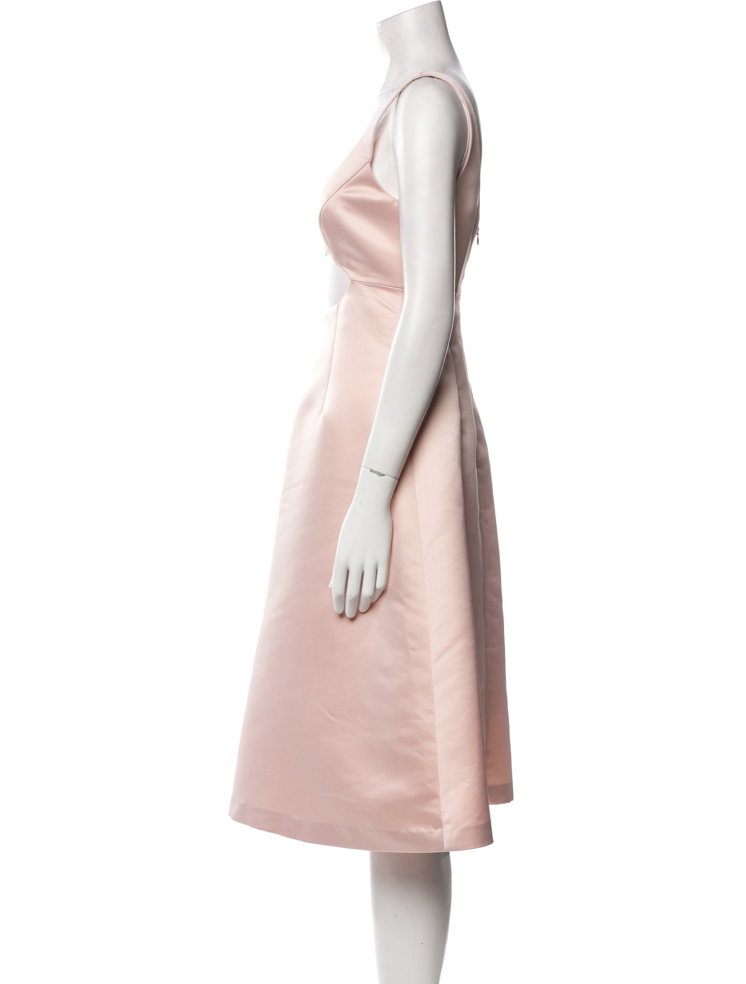 Sandy Liang Scoop Neck Midi Length Dress