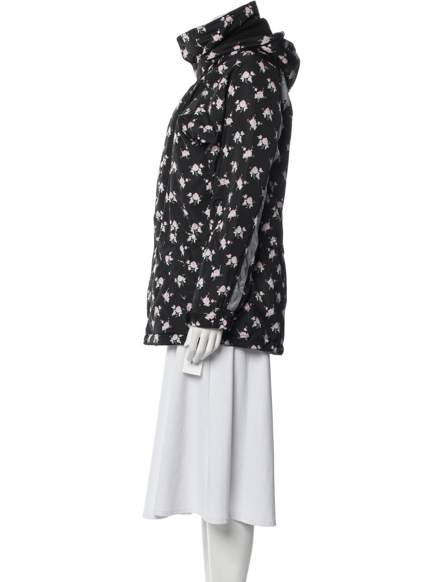 Sandy Liang Floral Print Coat