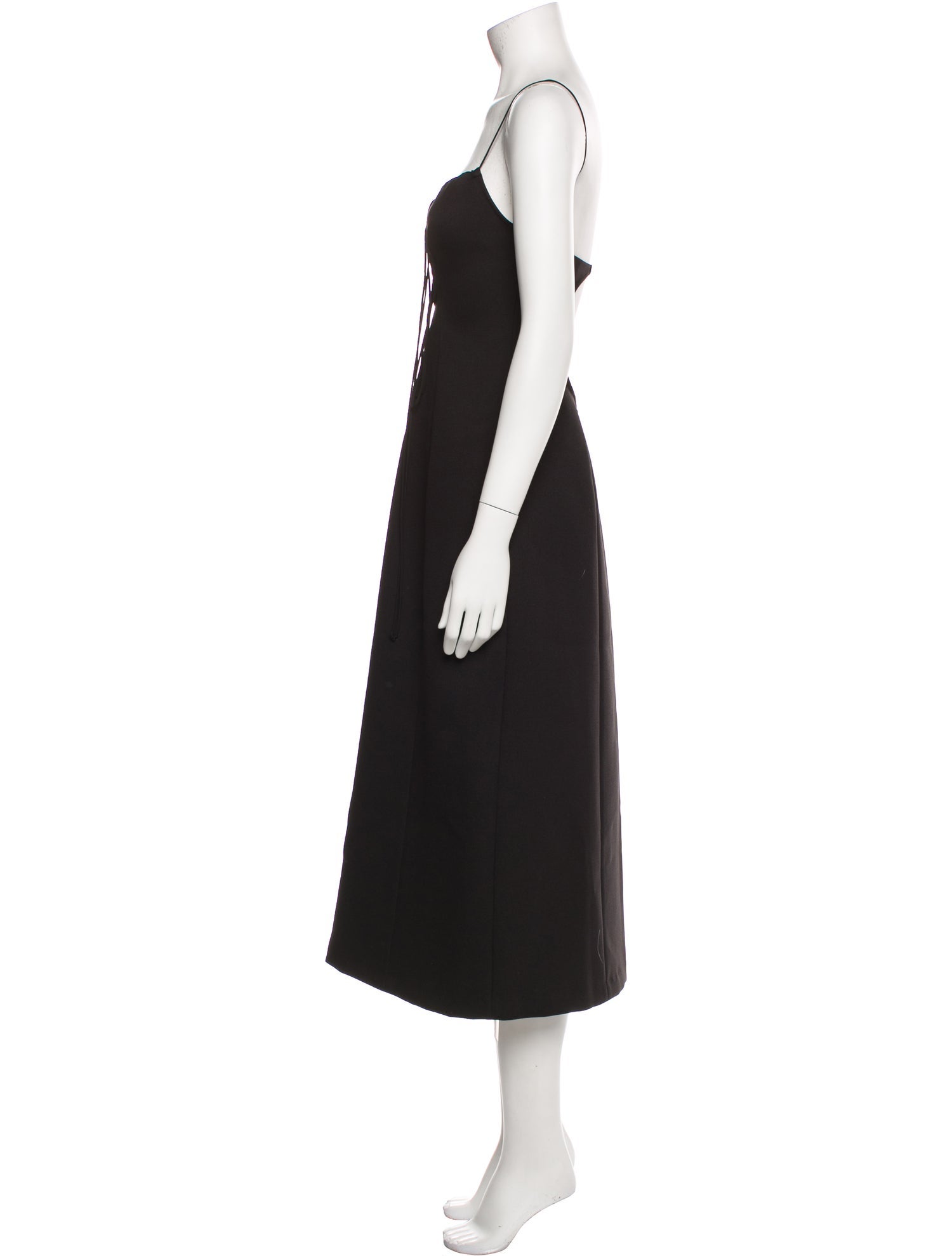 Sandy Liang Square Neckline Long Dress