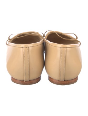 Sandy Liang Leather Ballet Flats