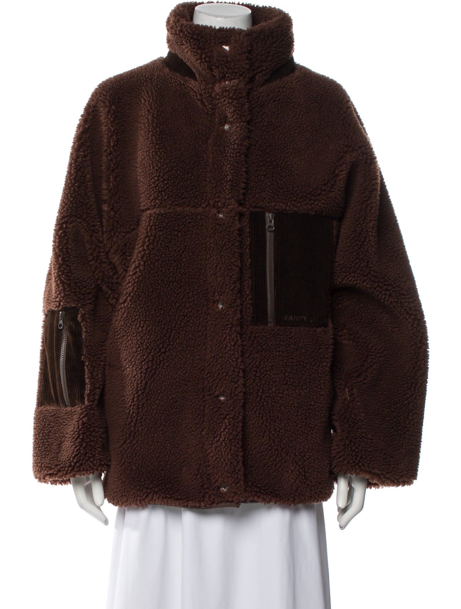 Sandy Liang Shearling Coat