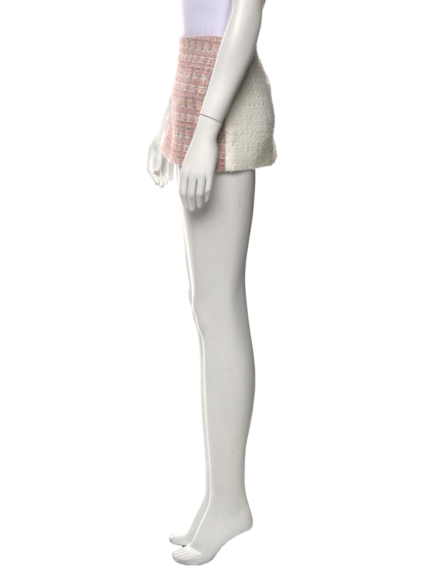 Sandy Liang Glitter Accents Mini Skirt w/ Tags