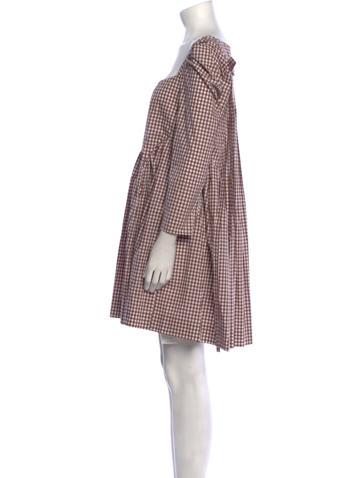 Sandy Liang Plaid Print Mini Dress w/ Tags