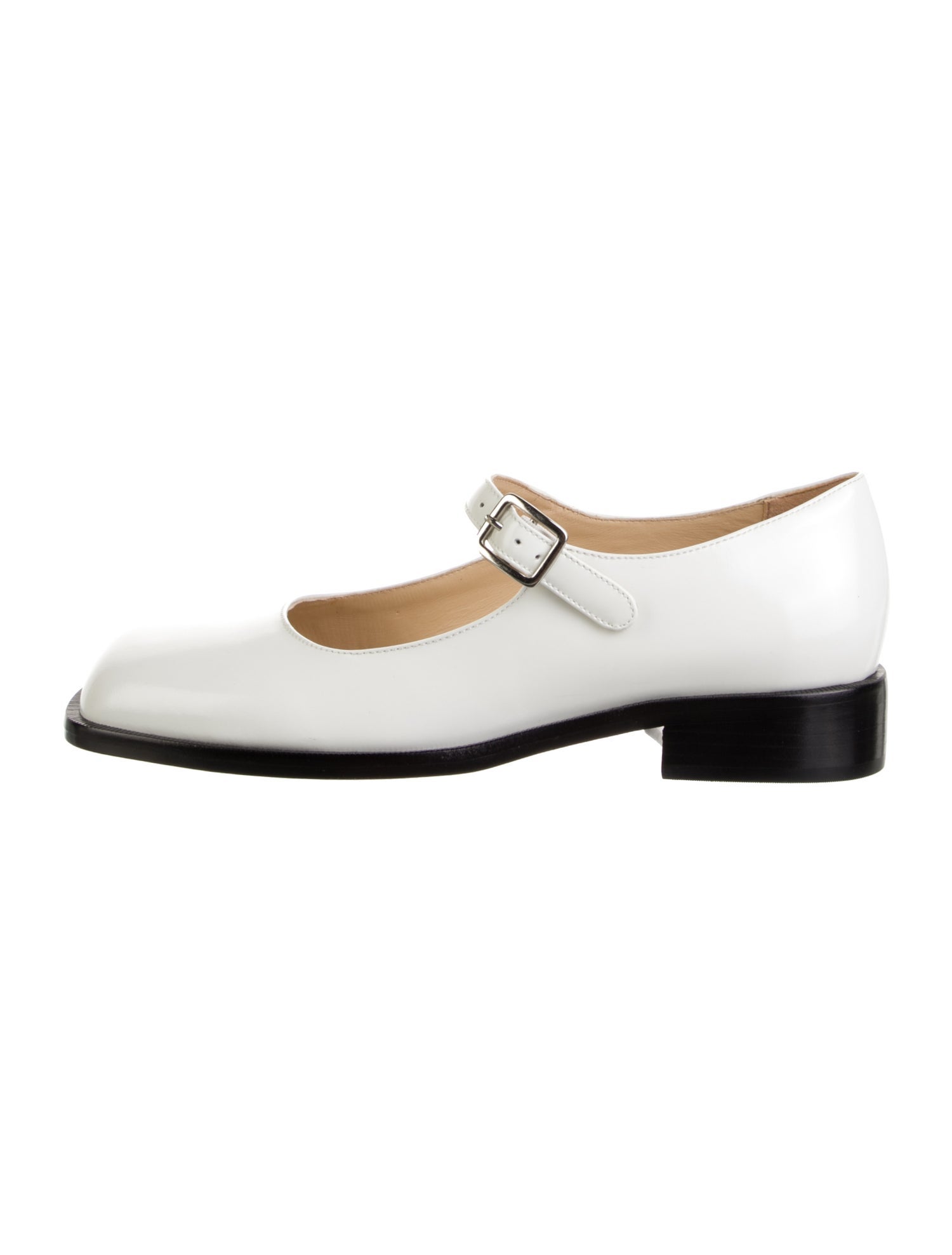 Prada Sport Mary Jane Flats - Black Flats, Shoes - WPR89318