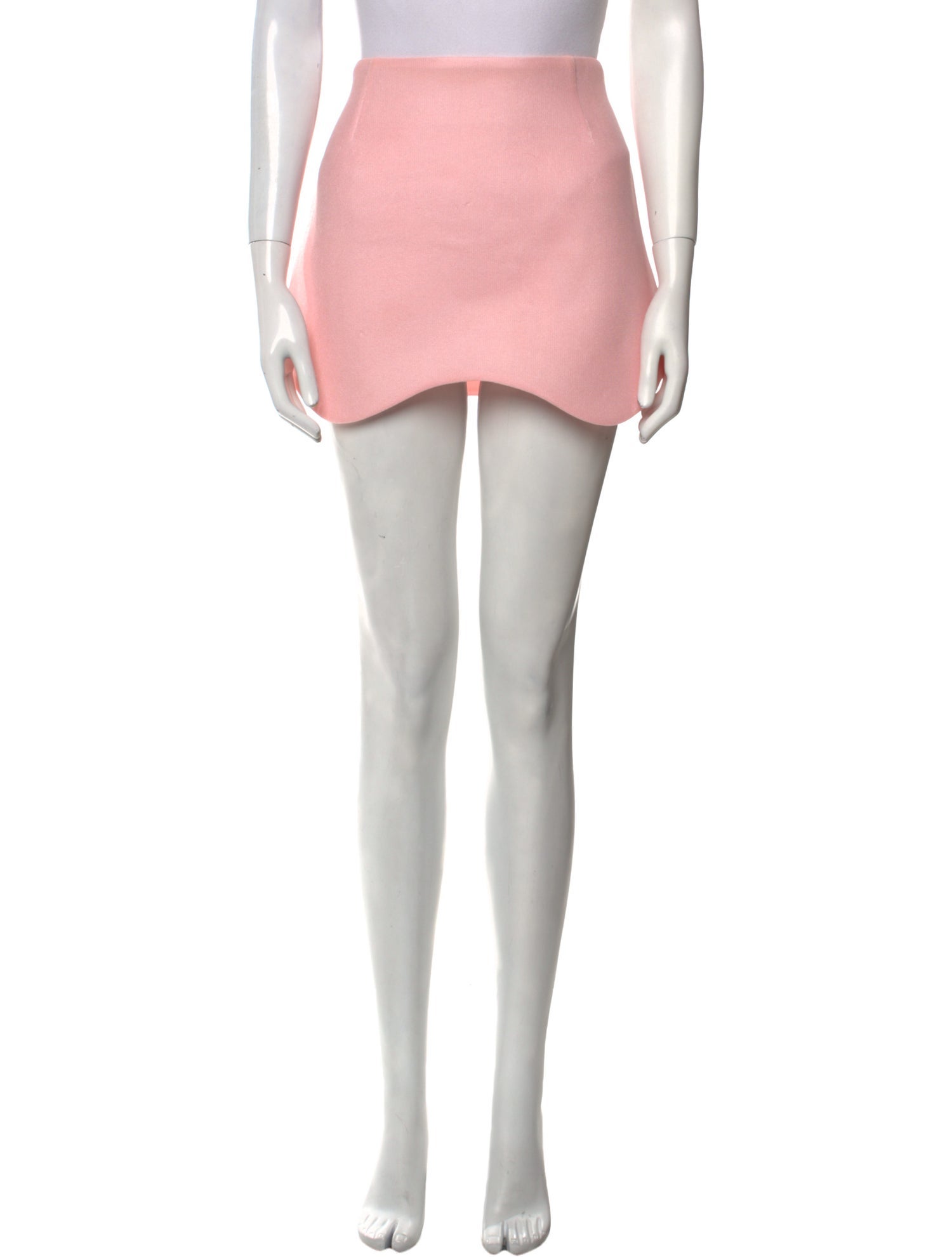 Sandy Liang Scalloped Accent Mini Skirt