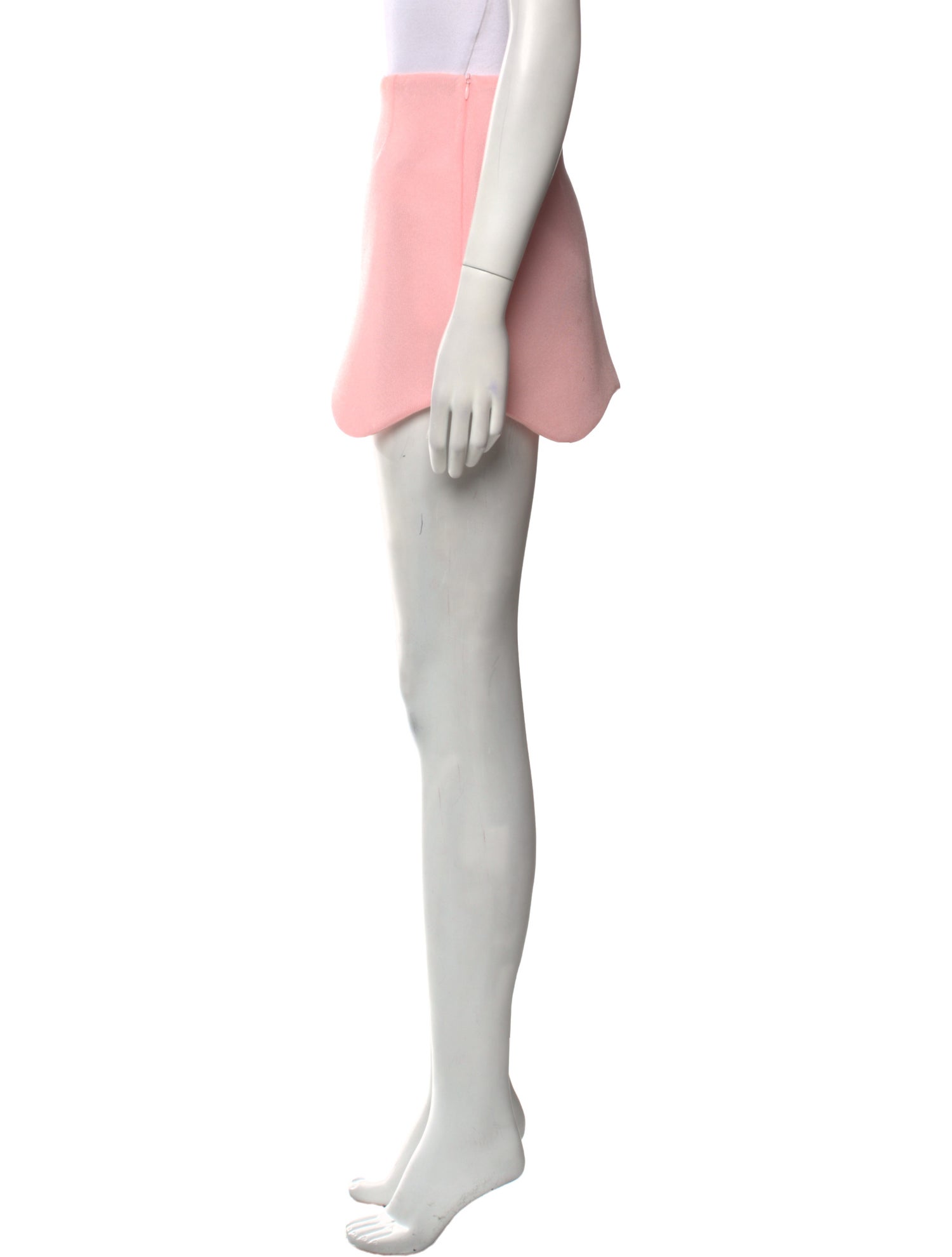 Sandy Liang Scalloped Accent Mini Skirt