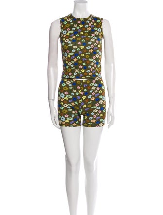 Sandy Liang Floral Print Set