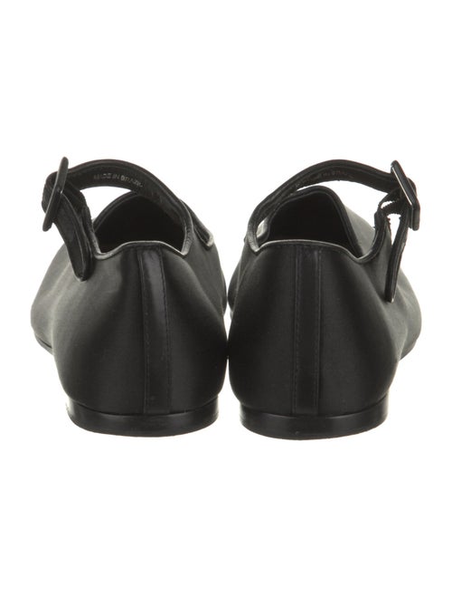 Sandy Liang Satin Mary Jane Flats