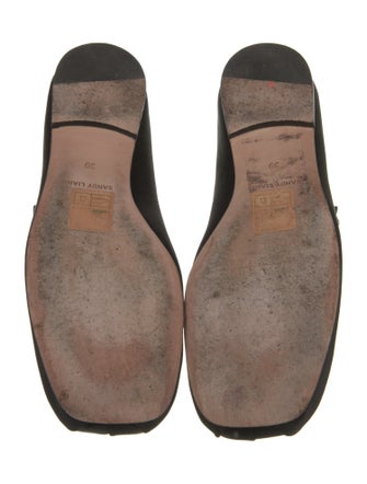 Sandy Liang Satin Mary Jane Flats