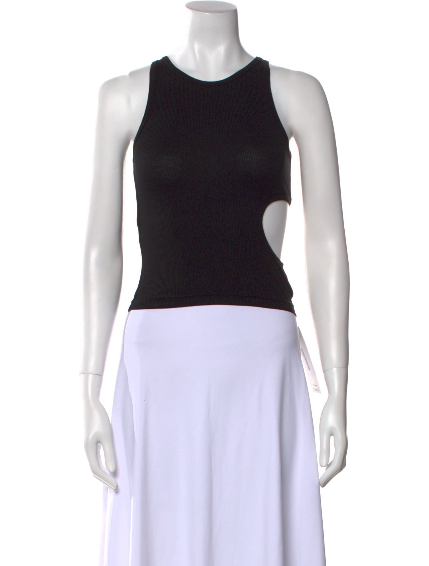 Sandy Liang Scoop Neck Sleeveless Crop Top w/ Tags