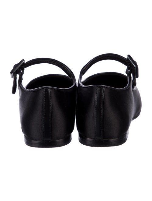 Sandy Liang Satin Mary Jane Flats
