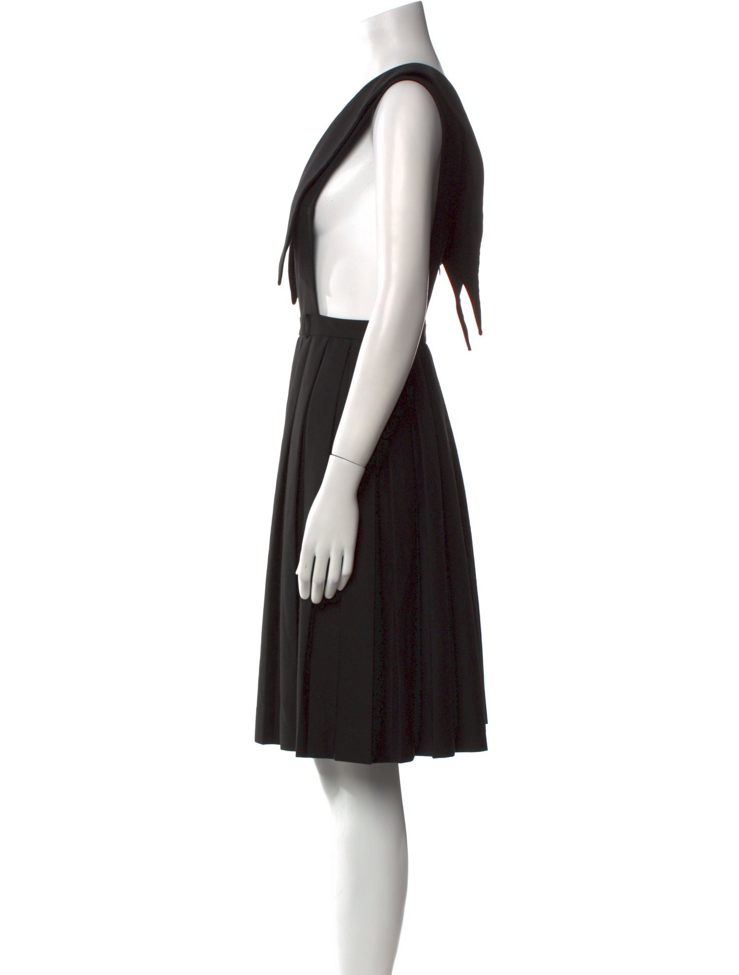 Sandy Liang V-Neck Knee-Length Dress