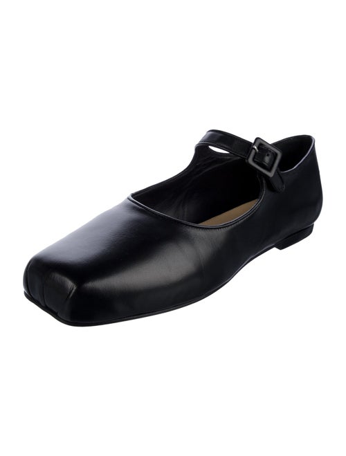 Sandy Liang Leather Mary Jane Flats