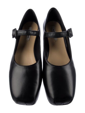 Sandy Liang Leather Mary Jane Flats