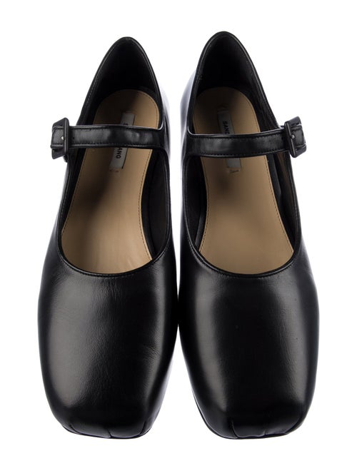 Sandy Liang Leather Mary Jane Flats