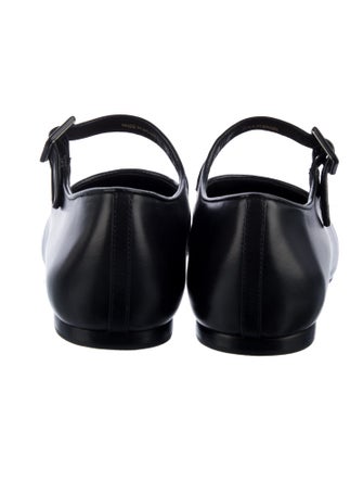 Sandy Liang Leather Mary Jane Flats