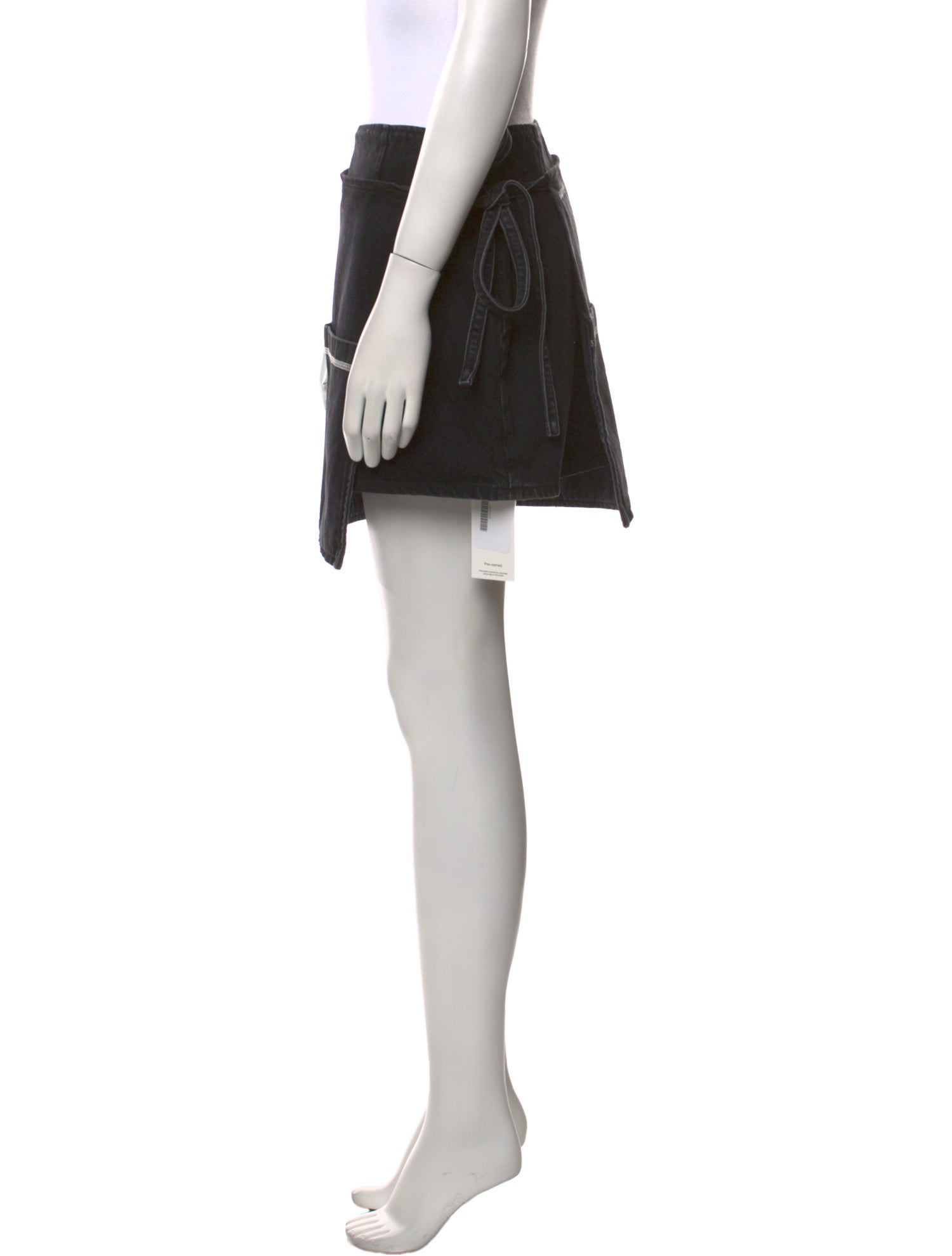 Sandy Liang Embroidered Accent Mini Skirt