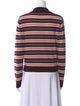 Sandy Liang Merino Wool Striped Polo