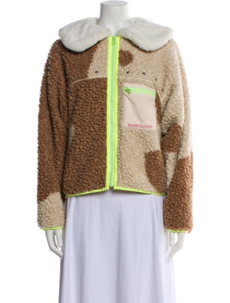 Sandy Liang Tweed Pattern Jacket