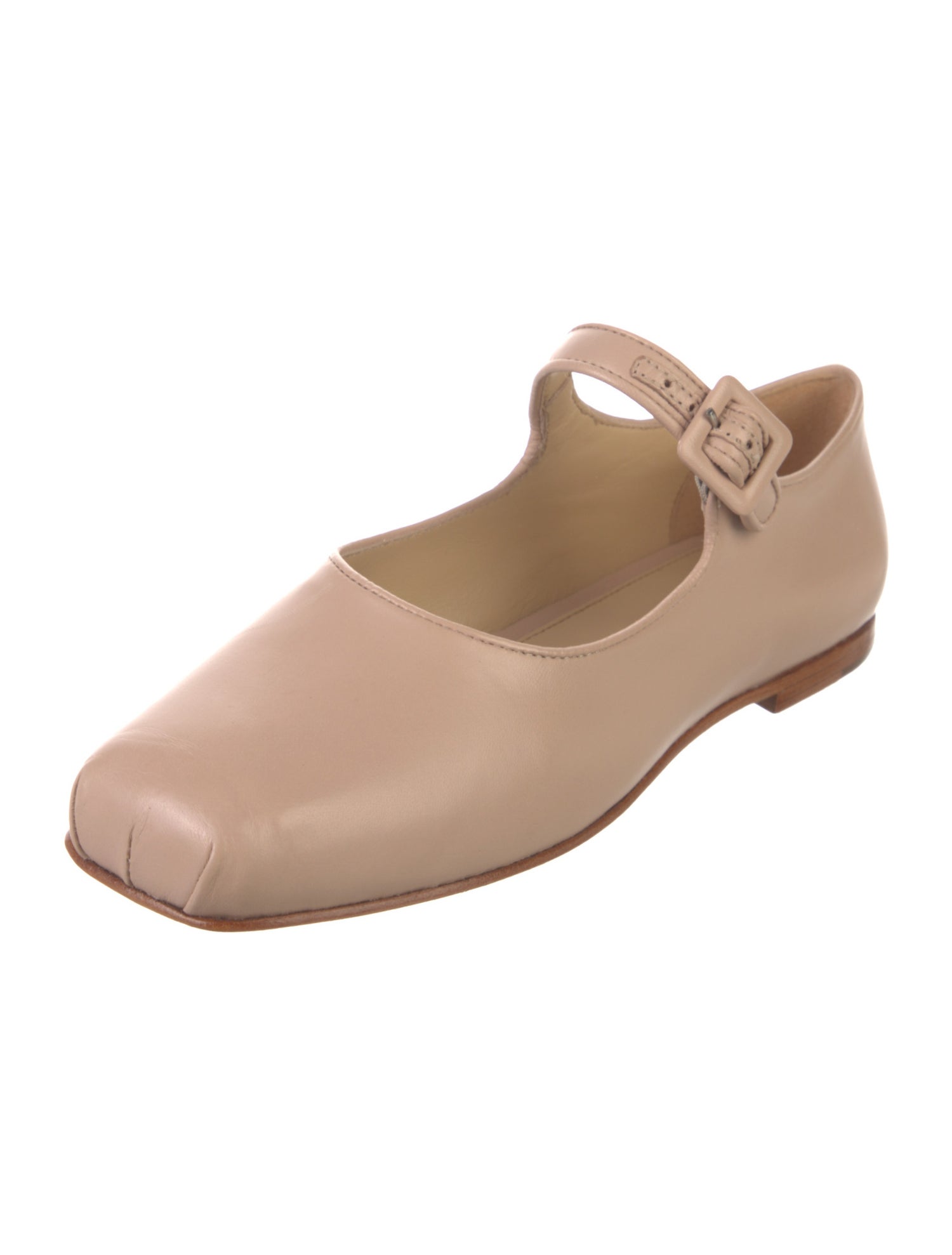 Sandy Liang Leather Mary Jane Flats w/ Tags