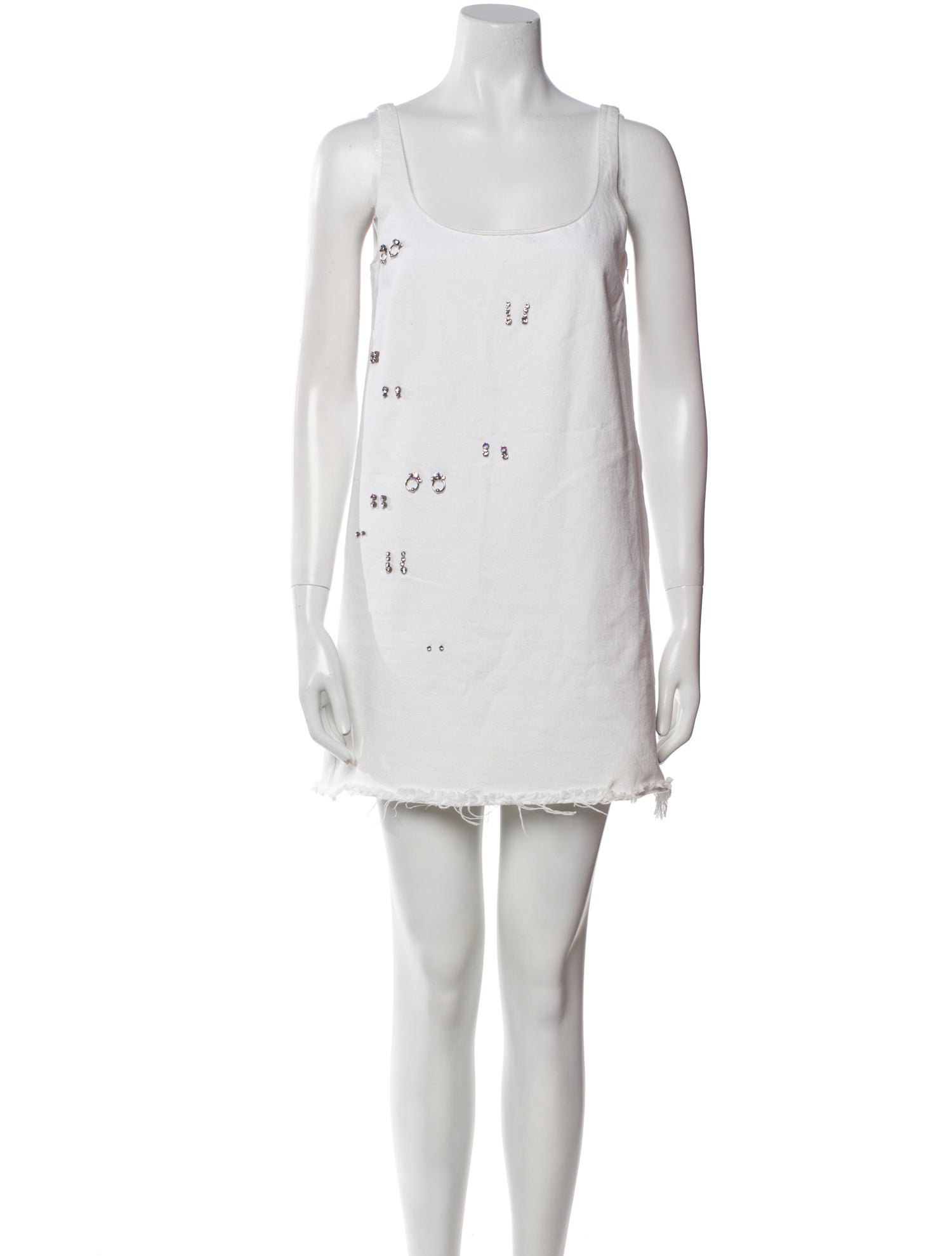 Sandy Liang Scoop Neck Mini Dress