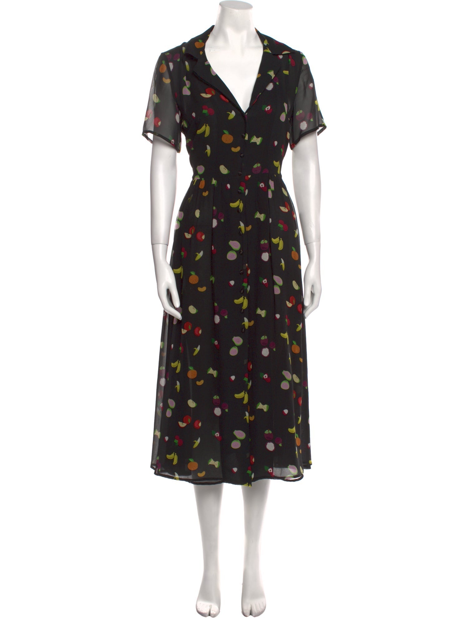 Sandy Liang Silk Long Dress