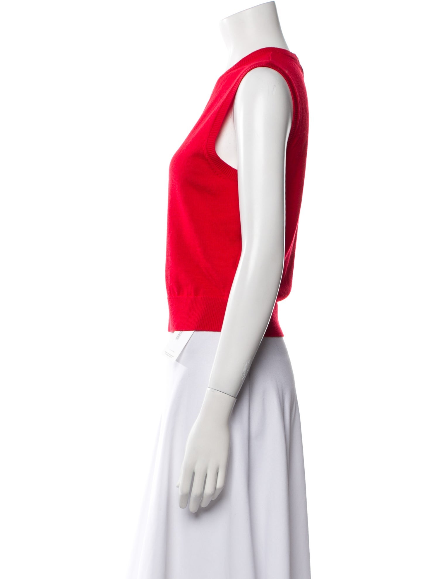 Sandy Liang Merino Wool V-Neck Sweater