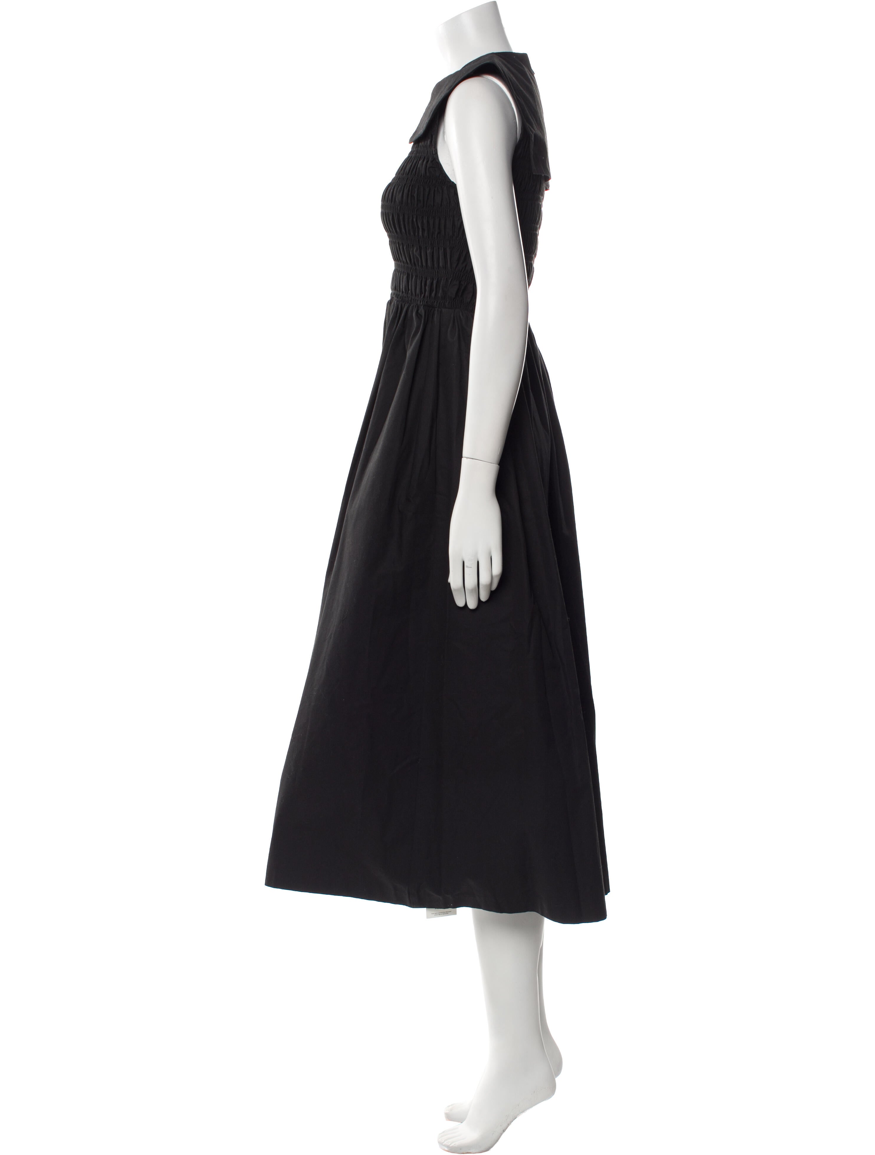 Sandy Liang Crew Neck Long Dress